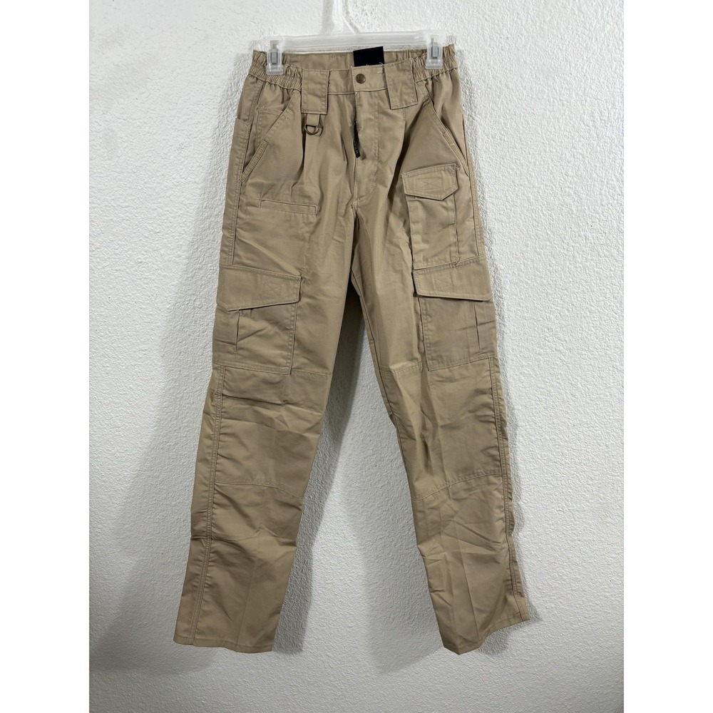 Propper Tactical Pants Mens 28x34 Khaki Ripstop Cargo Teflon Stain Resistant